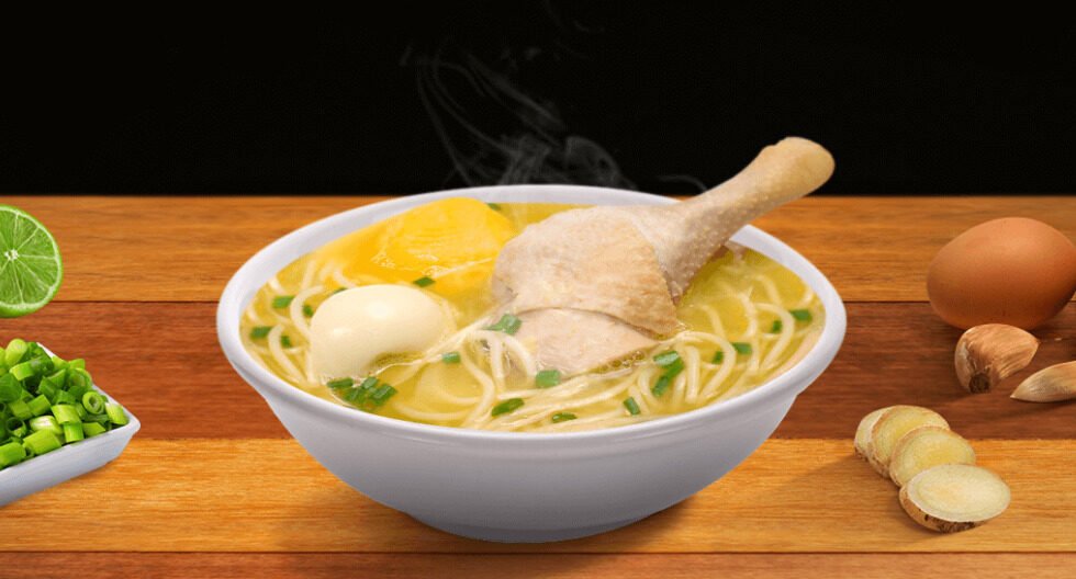 Caldo de gallina tradicional